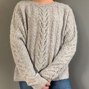 Gray sweater